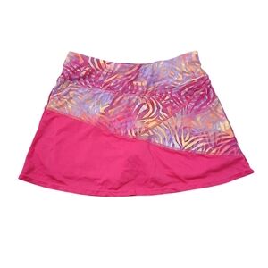Layer 8 Patterned Girls Sport Swim Skort